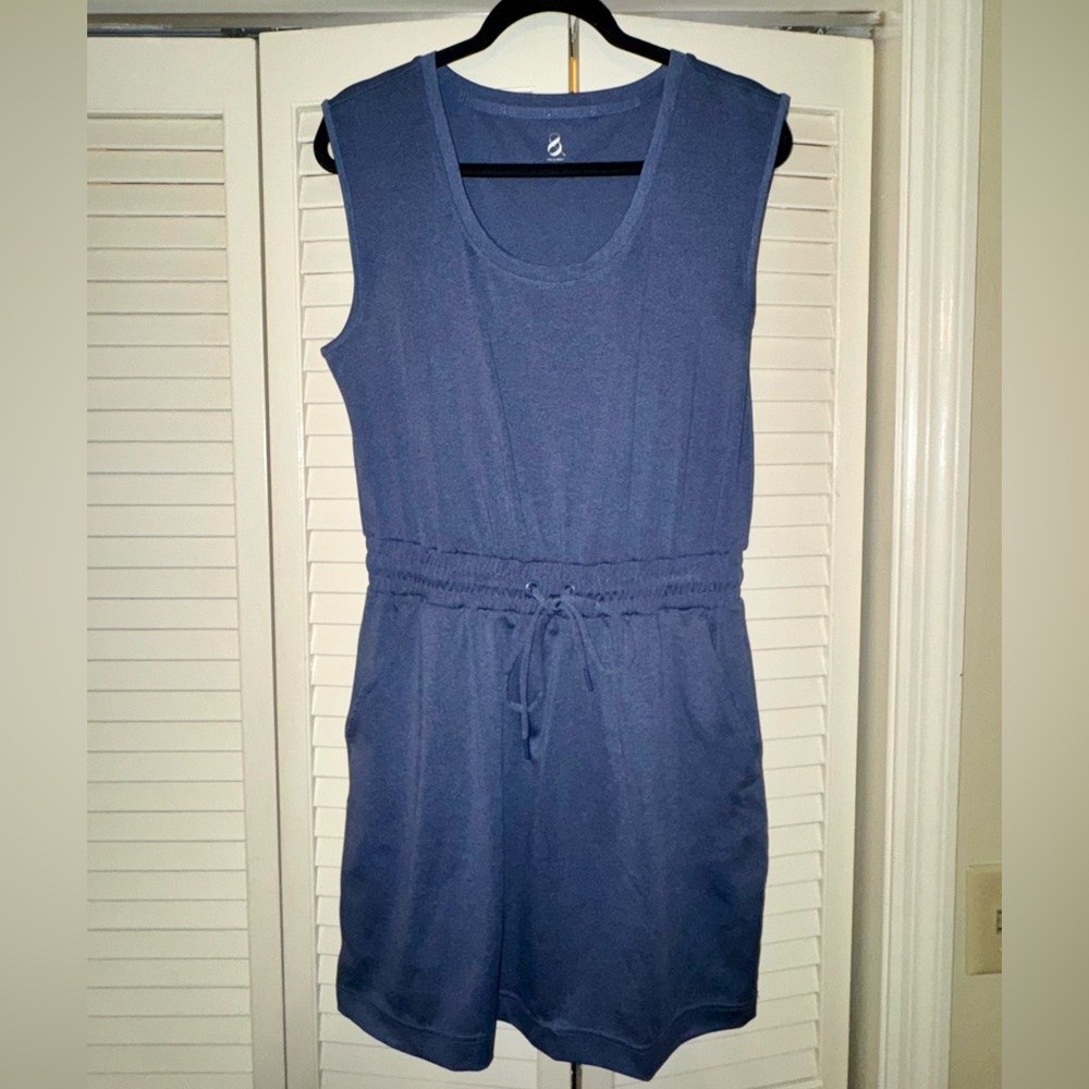 Lou & Grey by Loft Blue Heathered Mini Dress - Picture 4 of 5